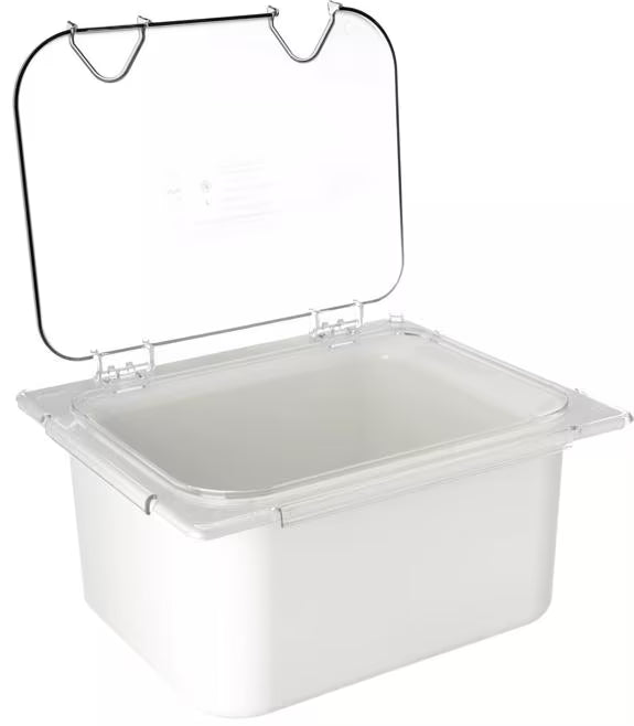 Clear Coldmaster EZ Access Lid with Notch Half Size CM10239Z07 Case Pack 2