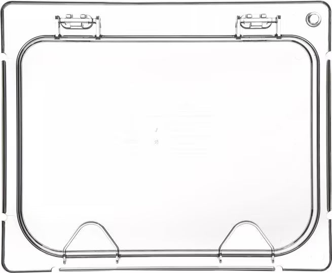 Clear Coldmaster EZ Access Lid with Notch Half Size CM10239Z07 Case Pack 2
