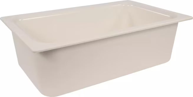 Keep food safely chilled with the Full Size White Coldmaster Food Pan 14 Quart CM110002. This insulated gel filled food pan maintains cold temperatures for up to 8 hours without ice and is ideal for restaurants, buffets, catering operations, and commercial kitchens.