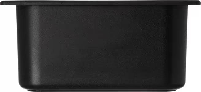 Keep cold foods safely chilled with the Half Size Black Coldmaster Food Pan 6 Quart CM110103. This insulated gel filled food pan maintains temperatures for up to 8 hours without ice and is ideal for restaurants, buffets, catering operations, and commercial kitchens.