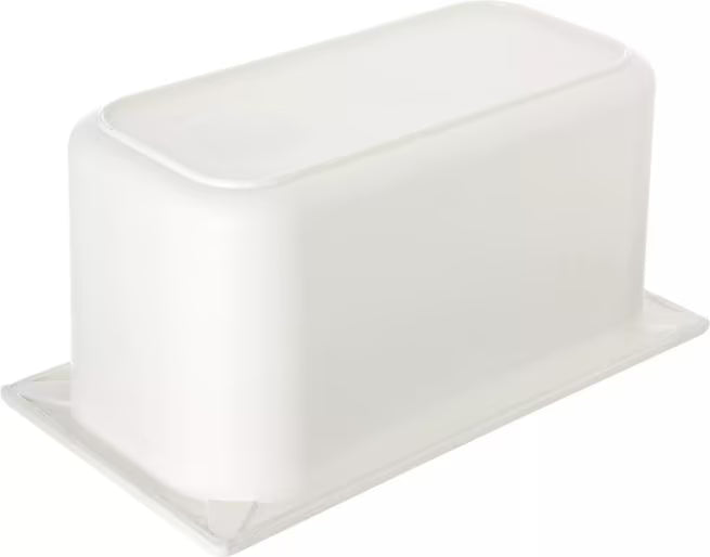 Keep cold foods safely chilled with the One Third Size White Coldmaster Food Pan 3.5 Quart CM110202. This insulated gel filled food pan maintains temperatures for up to 8 hours without ice and is ideal for restaurants, buffets, catering operations, salad bars, and commercial kitchens.