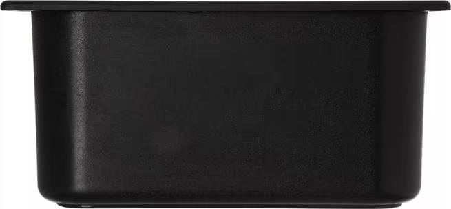 Keep cold foods organized and safely chilled with the One Third Size Black Coldmaster Food Pan with Divider 3.5 Quart CM110303. This insulated gel filled food pan features a molded divider and maintains temperatures for up to 8 hours without ice, making it ideal for restaurants, buffets, catering operations, salad bars, and commercial kitchens.