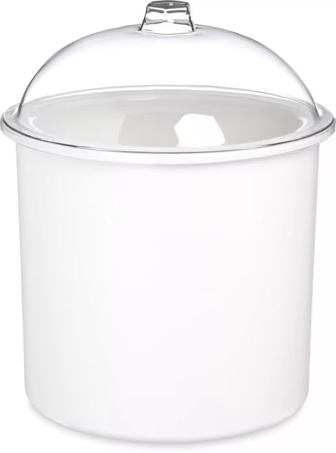 Serve ice cream anywhere with the 3 Gallon White Coldmaster Ice Cream Server and Lid CM101202. Gel filled insulation keeps ice cream frozen for 6 to 8 hours without electricity or ice and includes a polycarbonate lid for convenient service.