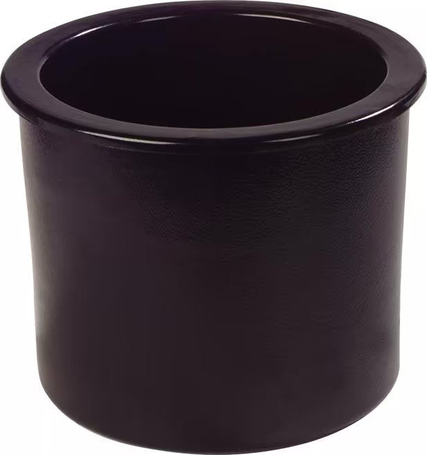 Serve ice cream anywhere with the 3 Gallon Black Coldmaster Ice Cream Server and Lid CM101203. Gel filled insulation keeps ice cream frozen for 6 to 8 hours without electricity or ice and includes a polycarbonate lid for convenient service.