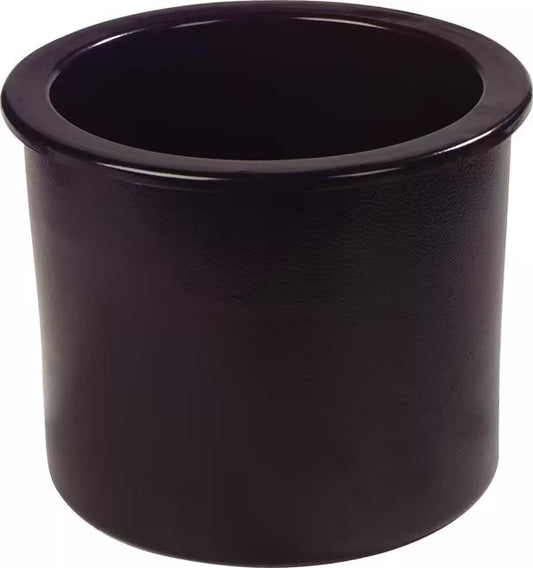 Serve ice cream anywhere with the 3 Gallon Black Coldmaster Ice Cream Server and Lid CM101203. Gel filled insulation keeps ice cream frozen for 6 to 8 hours without electricity or ice and includes a polycarbonate lid for convenient service.