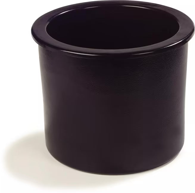 Serve ice cream anywhere with the 3 Gallon Black Coldmaster Ice Cream Server and Lid CM101203. Gel filled insulation keeps ice cream frozen for 6 to 8 hours without electricity or ice and includes a polycarbonate lid for convenient service.