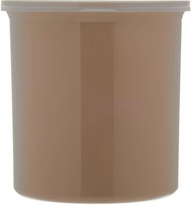 Serve condiments, sauces and sides with the 1.2 Quart Beige Classic Crock with Lid 030106. Durable SAN construction resists staining, breaking, chipping and scuffing while the included translucent snap on lid provides convenient coverage.