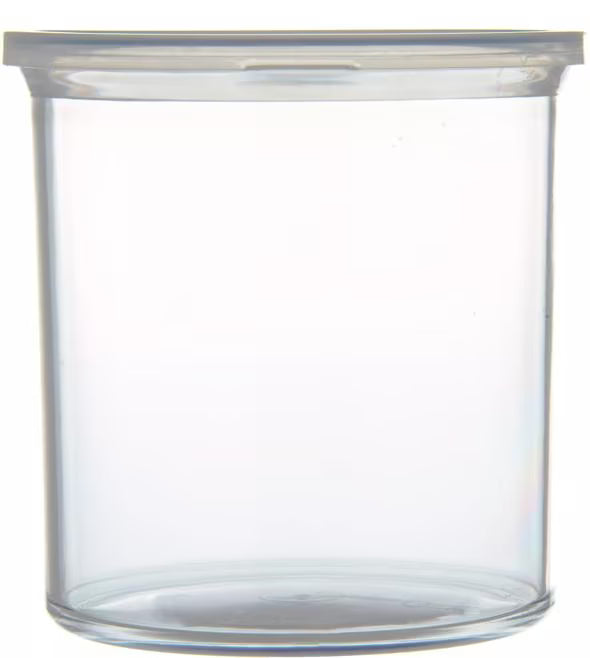 Serve condiments, sauces and sides with the 1.2 Quart Clear Classic Crock with Lid 030107. Durable SAN construction resists staining, breaking, chipping and scuffing while the included translucent snap on lid provides convenient coverage.