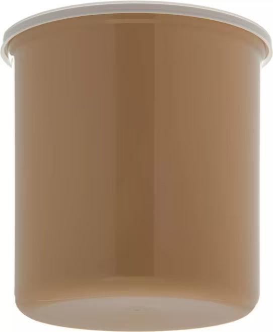 Serve condiments, sauces and sides with the 2.7 Quart Beige Classic Crock with Lid 030206. Durable SAN construction resists staining, breaking, chipping and scuffing while the included translucent snap on lid provides convenient coverage.
