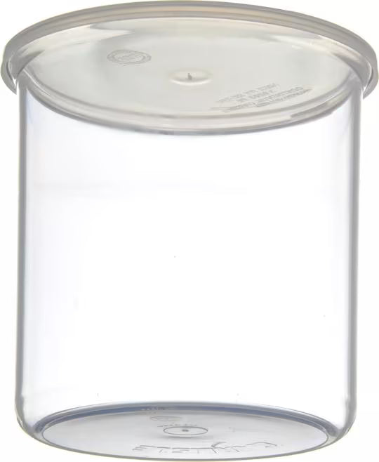 Serve condiments, sauces and sides with the 2.7 Quart Clear Classic Crock with Lid 030207. Durable SAN construction resists staining, breaking, chipping and scuffing while the clear design and included translucent snap on lid provide convenient visibility and coverage.