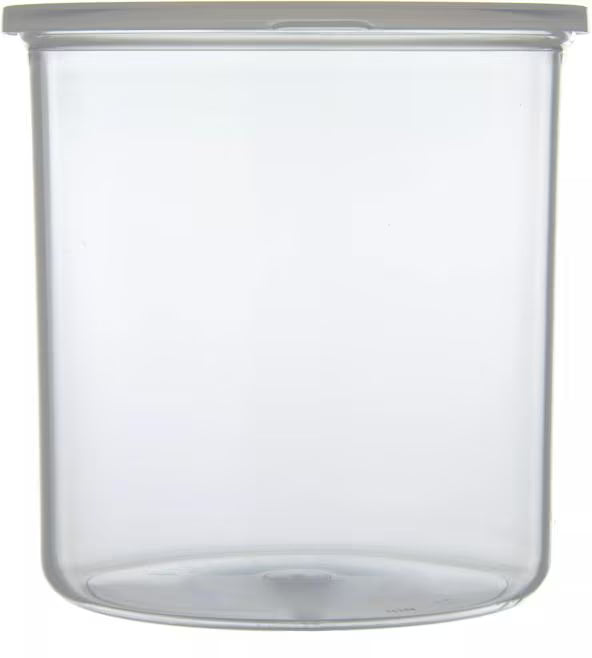 Serve condiments, sauces and sides with the 2.7 Quart Clear Classic Crock with Lid 030207. Durable SAN construction resists staining, breaking, chipping and scuffing while the clear design and included translucent snap on lid provide convenient visibility and coverage.