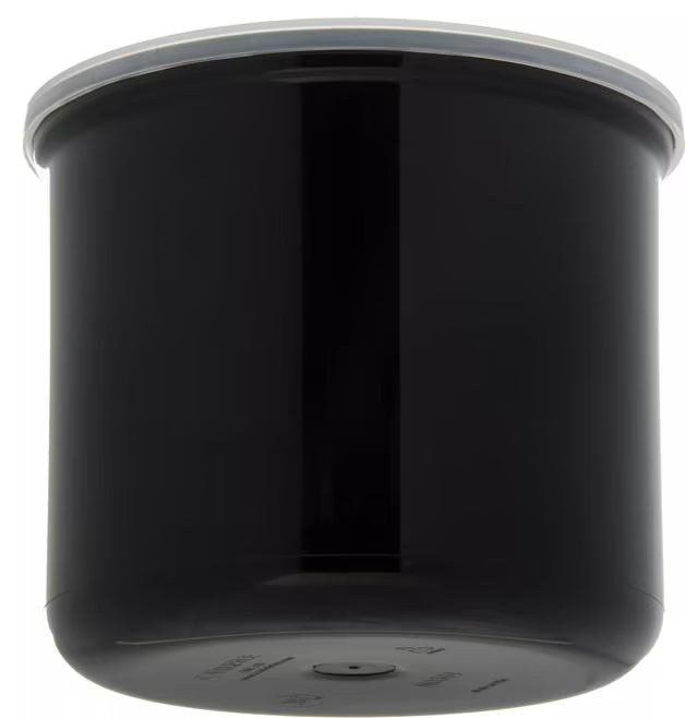 Serve condiments, sauces and sides with the 4 Quart Black Classic Crock with Lid 030403. Durable SAN construction resists staining, breaking, chipping and scuffing while the included translucent snap on lid provides convenient coverage.