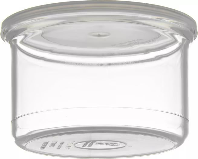 Serve condiments, sauces and sides with the 1.5 Quart Clear Classic Crock with Lid 031607. Durable SAN construction resists staining, breaking, chipping and scuffing while the clear design and included translucent snap on lid provide convenient visibility and coverage.
