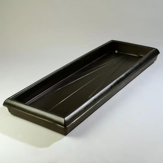 Serve chilled foods with the 6 Foot Black Five Star Buffet Bar 767103. Durable polyethylene construction and thick polyurethane foam insulation help hold ice for hours, making it ideal for restaurants, buffets and catering operations.