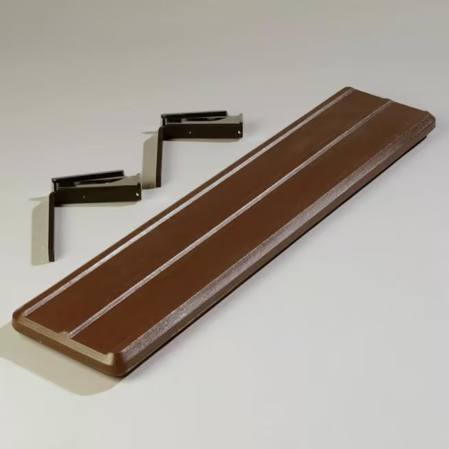 Expand your serving area with the 4 Foot Brown Six Star Food Bar Tray Slide 662001. Durable polyethylene construction, easy assembly and a scratch resistant textured finish make it ideal for commercial buffet and cafeteria setups.