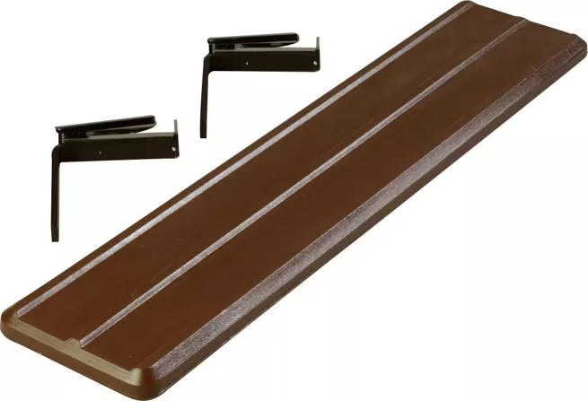 Expand your serving area with the 4 Foot Brown Six Star Food Bar Tray Slide 662001. Durable polyethylene construction, easy assembly and a scratch resistant textured finish make it ideal for commercial buffet and cafeteria setups.