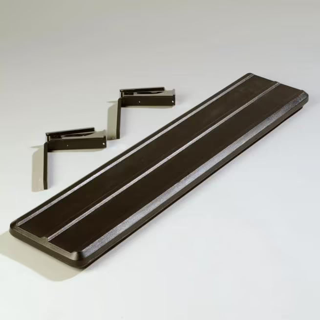 Expand your serving area with the 4 Foot Black Six Star Food Bar Tray Slide 662003. Durable polyethylene construction, easy assembly and a scratch resistant textured finish make it ideal for commercial buffet and cafeteria setups.