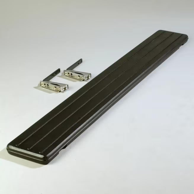 Expand your serving area with the 6 Foot Black Six Star Food Bar Tray Slide 662103. Durable polyethylene construction, easy assembly and a scratch resistant textured finish make it ideal for commercial buffet and cafeteria setups.