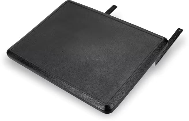 Expand your Six Star food bar with the 16 x 20.5 Inch Black Six Star End Shelf 662503. Durable polyethylene construction, easy assembly and a scratch resistant textured finish provide convenient additional serving space.
