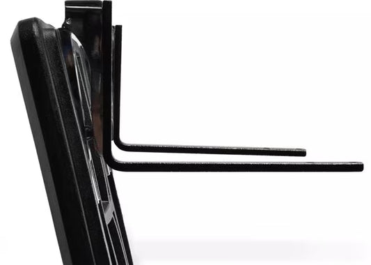 Expand your Six Star food bar with the 16 x 20.5 Inch Black Six Star End Shelf 662503. Durable polyethylene construction, easy assembly and a scratch resistant textured finish provide convenient additional serving space.