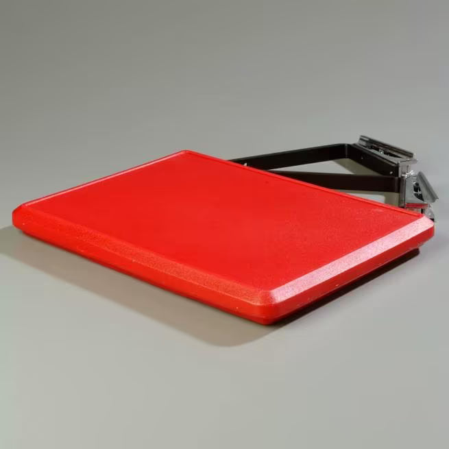 Expand your Six Star food bar with the 16 x 20.5 Inch Red Six Star End Shelf 662505. Durable polyethylene construction, easy assembly and a scratch resistant textured finish provide convenient additional serving space.