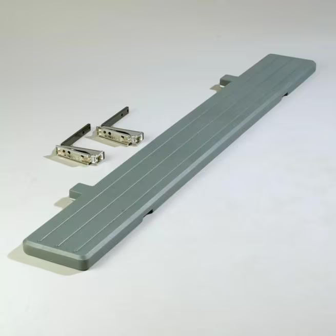 Expand your serving area with the 6 Foot Slate Blue Maximizer Tray Slide 772159. Durable polyethylene construction provides additional space for trays and serving essentials on compatible commercial food bars.