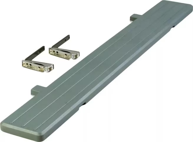 Expand your serving area with the 6 Foot Slate Blue Maximizer Tray Slide 772159. Durable polyethylene construction provides additional space for trays and serving essentials on compatible commercial food bars.
