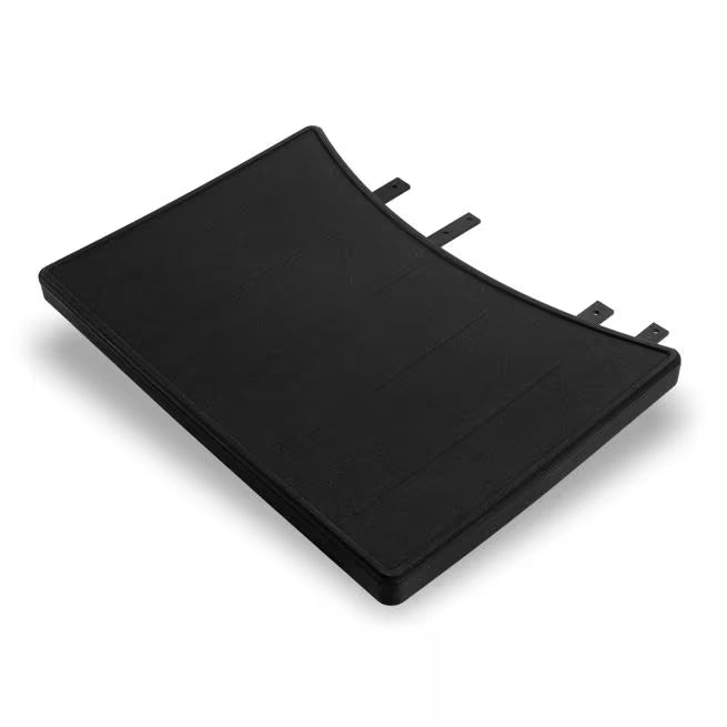 Expand your Maximizer food bar with the 17.5 x 25 Inch Black End Shelf 772503. Durable polyethylene construction provides convenient additional space for trays, plates and serving essentials.