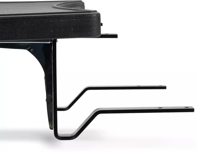 Expand your Maximizer food bar with the 17.5 x 25 Inch Black End Shelf 772503. Durable polyethylene construction provides convenient additional space for trays, plates and serving essentials.