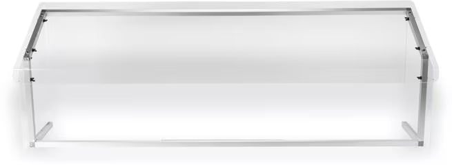 Protect displayed foods with the 73-1/4 Inch Clear Standard Single Sided Sneeze Guard 917207. Designed for compatible Five Star Buffet Bars with an 18 inch shield width and approximately 12 inch mounted depth.