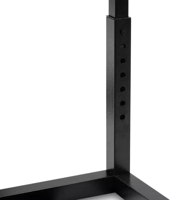 Protect displayed foods with the 48 Inch Black Adjustable Single Sided Sneeze Guard 924803. Designed for Five Star Buffet Bars with 1 inch height adjustments and an opening range from 11.25 to 17.25 inches.