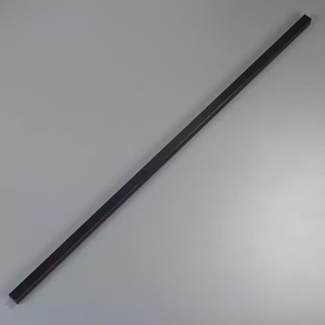 Support your Five Star Buffet Bar sneeze guard with the 48 Inch Black 1 Inch Standard Sneeze Guard Spar 954703. Designed for compatible suspended sneeze guard installations in commercial foodservice environments.