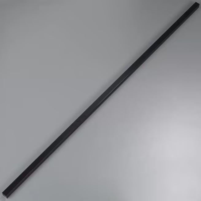 Support your Five Star Buffet Bar sneeze guard with the 60 Inch Black 1 Inch Standard Sneeze Guard Spar 956103. Designed for compatible suspended sneeze guard installations in commercial foodservice environments.