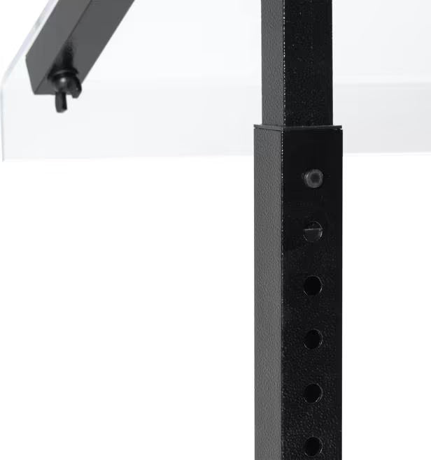 Protect both sides of your buffet with the 73-1/4 Inch Black Adjustable Double Sided Sneeze Guard 972203. Designed for compatible Five Star Buffet Bars with an adjustable opening height from 11.75 to 18.75 inches.