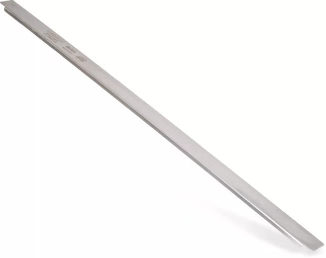 Support full-size food pans with the DuraPan Stainless Steel Steam Table Hotel Pan Adapter Bar 6070A. Features durable stainless steel construction, a 20.5 inch length, and a specific fit for full-size pans.