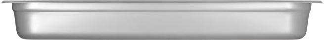 Prepare and serve food efficiently with the DuraPan Light Gauge Stainless Steel Steam Table Long Hotel Pan Long 1/2 Size 2.5 Inch Deep 60700HL2. Features spoonable bottoms, freezer-to-oven versatility, and Coldmaster compatibility.
