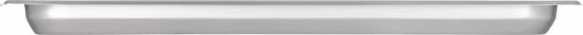 Prepare and serve food efficiently with the DuraPan Light Gauge Stainless Steel Steam Table Hotel Pan Full-Size 1 Inch Deep 607001. Features spoonable bottoms, freezer-to-oven versatility, and Coldmaster compatibility.