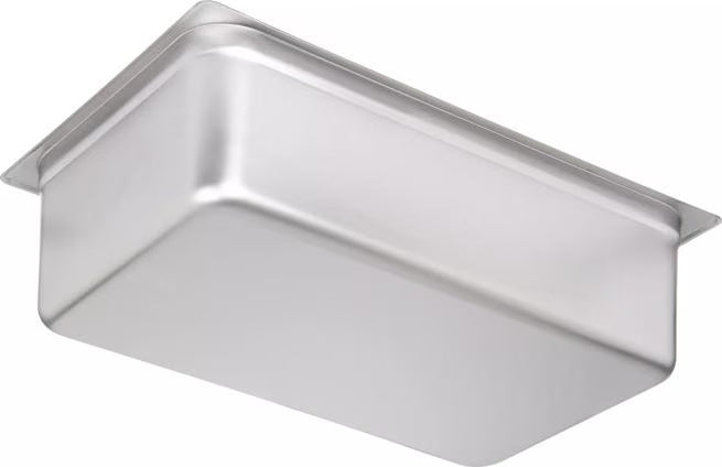Prepare and serve food efficiently with the DuraPan Light Gauge Stainless Steel Steam Table Hotel Pan Full-Size 6 Inch Deep 607006. Features spoonable bottoms, freezer-to-oven versatility, and Coldmaster compatibility.
