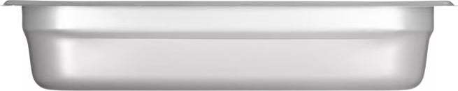Prepare and serve food efficiently with the DuraPan Light Gauge Stainless Steel Steam Table Hotel Pan 1/2 Size 2.5 Inch Deep 607122. Features spoonable bottoms, freezer-to-oven versatility, and Coldmaster compatibility.