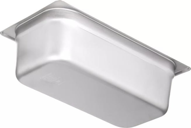 Prepare and serve food efficiently with the DuraPan Light Gauge Stainless Steel Steam Table Hotel Pan 1/3 Size 4 Inch Deep 607134. Features spoonable bottoms, freezer-to-oven versatility, and Coldmaster compatibility.