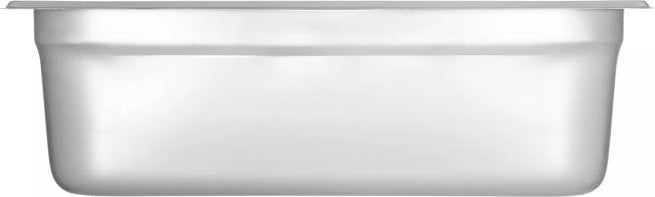 Prepare and serve food efficiently with the DuraPan Light Gauge Stainless Steel Steam Table Hotel Pan 1/3 Size 4 Inch Deep 607134. Features spoonable bottoms, freezer-to-oven versatility, and Coldmaster compatibility.