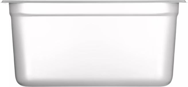 Prepare and serve food efficiently with the DuraPan Light Gauge Stainless Steel Steam Table Hotel Pan 1/3 Size 6 Inch Deep 607136. Features spoonable bottoms, freezer-to-oven versatility, and Coldmaster compatibility.