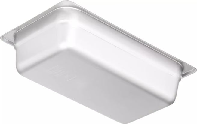 Prepare and serve food efficiently with the DuraPan Light Gauge Stainless Steel Steam Table Hotel Pan 1/4 Size 2.5 Inch Deep 607142. Features spoonable bottoms, freezer-to-oven versatility, and Coldmaster compatibility.
