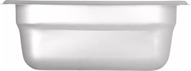 Prepare and serve food efficiently with the DuraPan Light Gauge Stainless Steel Steam Table Hotel Pan 1/6 Size 2.5 Inch Deep 607162. Features spoonable bottoms, freezer-to-oven versatility, and Coldmaster compatibility.