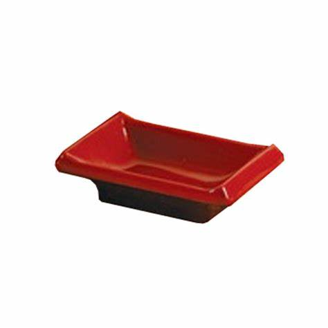 Yanco Sauce Dish CR-4046 is a perfect solution to serve sauces, dips, spices, and herbs that accompany the oriental dishes in your food-serving establishment. Thanks to the high-quality, reliable and affordable melamine material, these sauce dishes can With stand the heavy commercial use. While looking like they are handmade ceramics such dishes won't chip, break, or stain. The Black & Red collection has a stylish two-tone appearance, that will perfectly fit most of the establishments' designs.