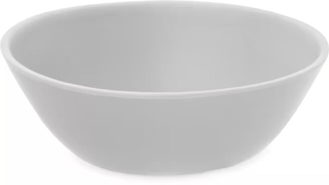 8 oz Cement Ridge Melamine Bouillon Bowl with a premium matte finish and commercial grade durability. Shatter resistant bowl ideal for soups, broths, restaurants, cafes, catering, and home dining.