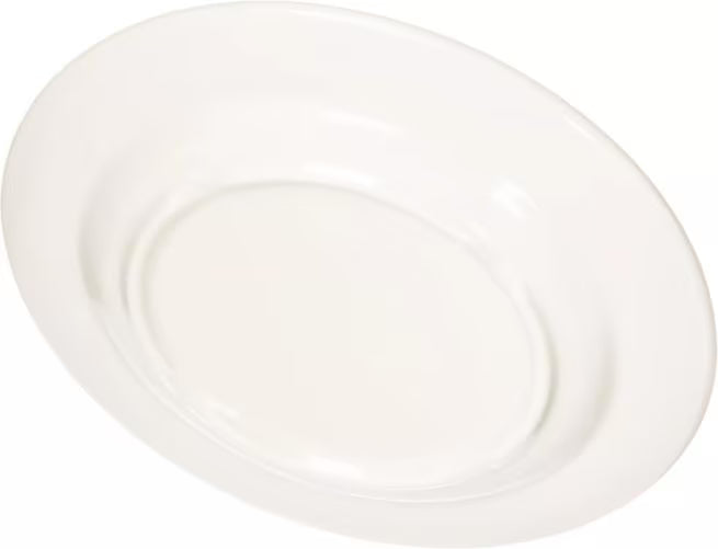 7 Inch Sweet Cream Melamine Bread and Butter Plate with commercial grade, break resistant construction. Ideal for serving bread, pastries, desserts, and appetizers in restaurants, catering, and home dining.