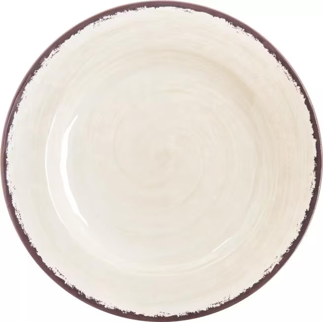 7 Inch Sweet Cream Melamine Bread and Butter Plate with commercial grade, break resistant construction. Ideal for serving bread, pastries, desserts, and appetizers in restaurants, catering, and home dining.