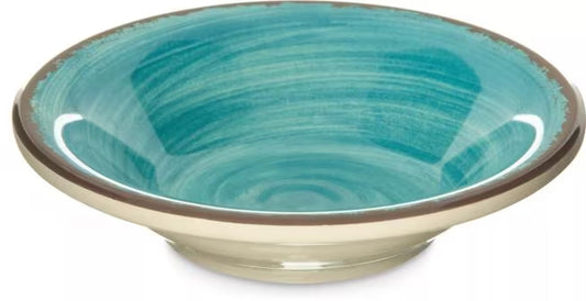 4.5 oz Aqua Melamine Fruit Bowl with commercial grade, break resistant construction. Ideal for serving fruit, snacks, desserts, and side dishes in restaurants, catering, and home dining.