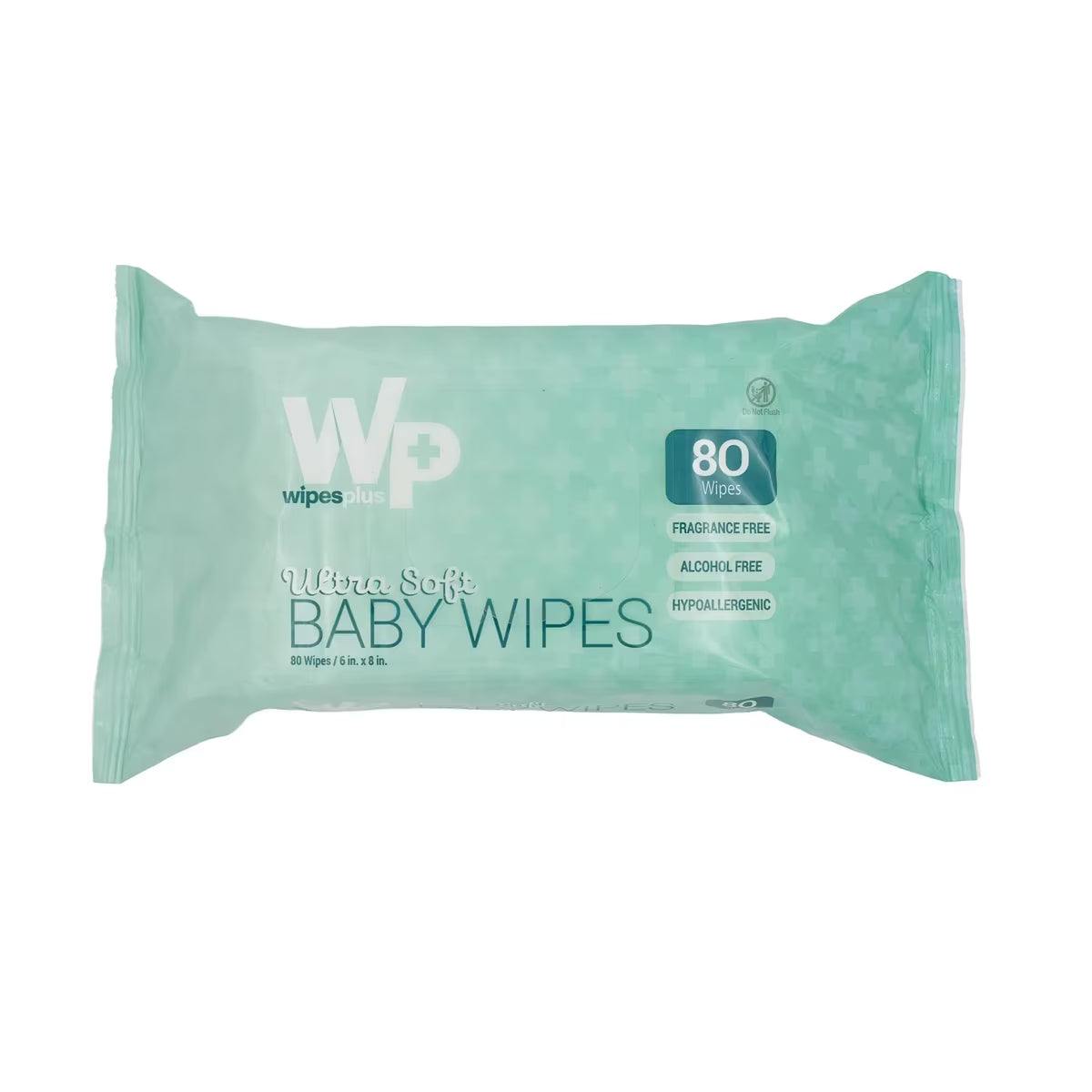 WipesPlus 80 Count Baby Wipes are dermatologist tested with a fragrance free, alcohol free and hypoallergenic formula. Made in the USA with a luxurious substrate for gentle everyday baby care.
